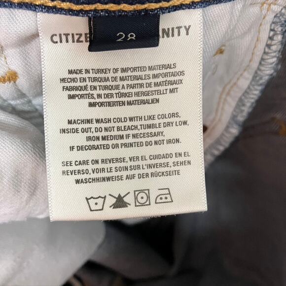 Citizens of Humanity Emerson Boyfriend Distressed Jeans Womens 28 Button Fly - Picture 13 of 16